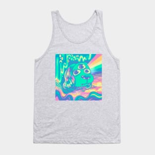 Rainbow Dog Sees All Tank Top